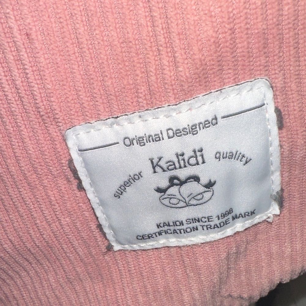Kalidi Pink Corduroy Tote Bag - Picture 2 of 11